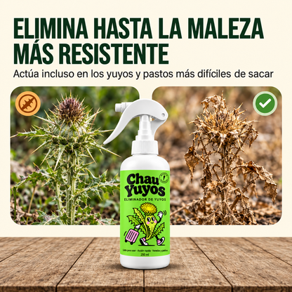 Chau Yuyos| Eliminá la maleza desde la raíz y olvidate de arrancar yuyos a mano